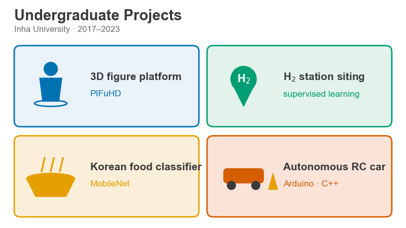 Undergraduate projects